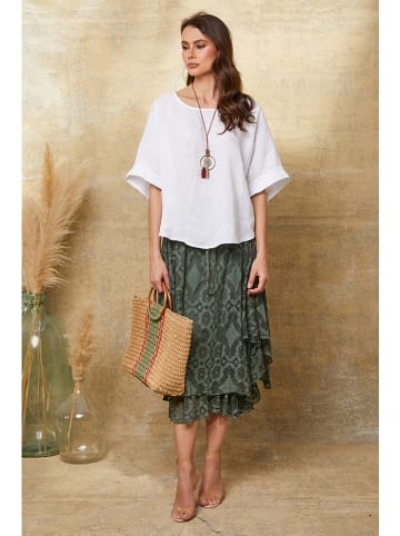 Fleur de Lin Leinenshirt "Calane" in Weiß