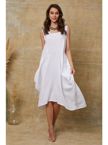 Joséfine Leinenkleid "Candreva" in Weiß
