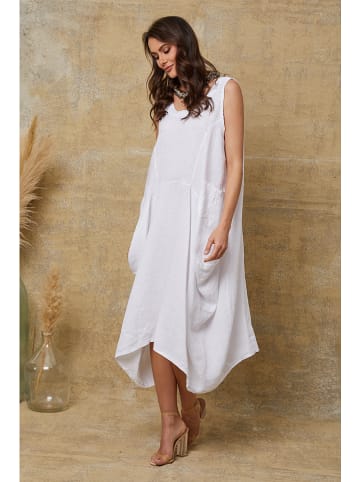 Joséfine Leinenkleid "Candreva" in Weiß