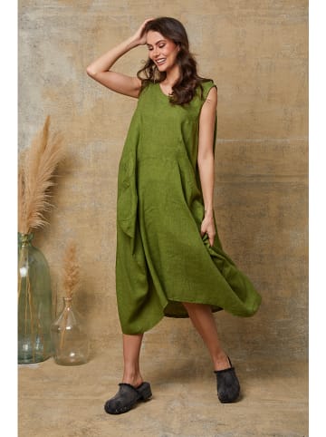 Joséfine Leinenkleid "Candreva" in Grün