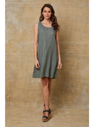 Joséfine Leinenkleid "Carolyn" in Khaki