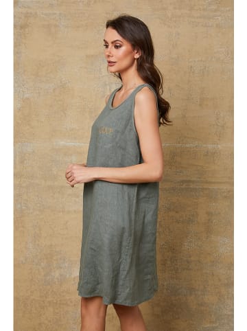 Joséfine Leinenkleid "Carolyn" in Khaki