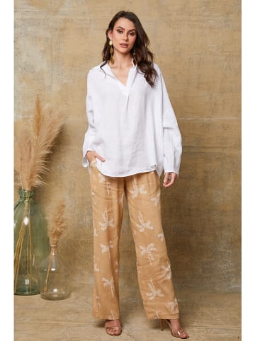 Fleur de Lin Linnen blouse "Dola" wit