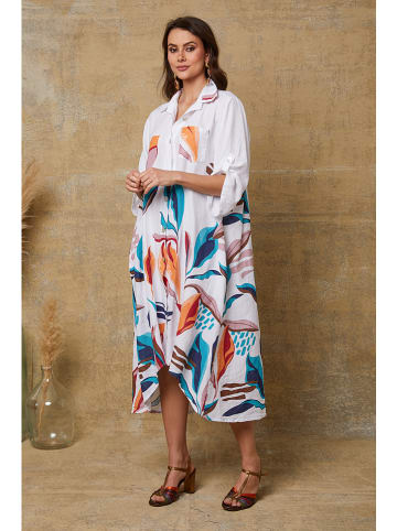 Joséfine Blousejurk "Olga" wit/meerkleurig