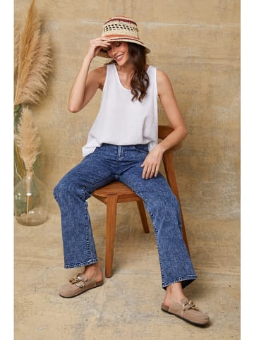 Fleur de Lin Top "Roy" in Weiß
