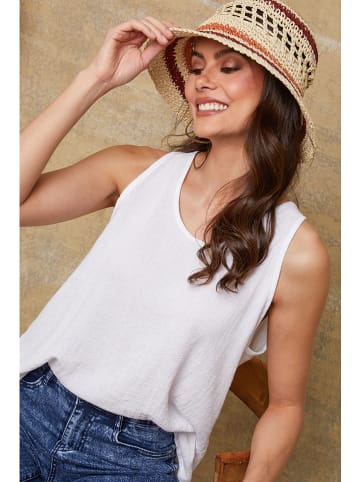 Fleur de Lin Top "Roy" in Weiß