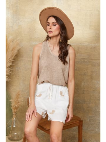 La Compagnie Du Lin Top "Roy" beige