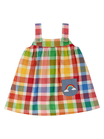 Frugi Dwustronna sukienka "Rosemary" w kolorze niebieskim ze wzorem