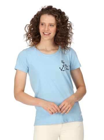Regatta Koszulka "Filandra VII" w kolorze błękitnym