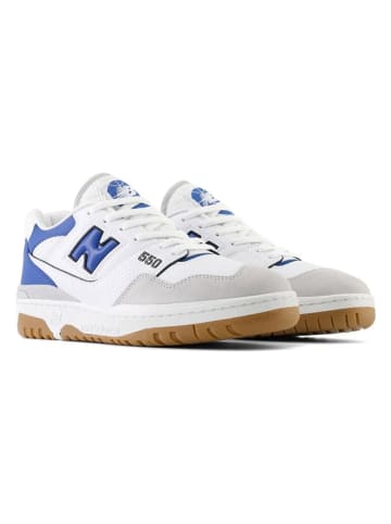New Balance Leren sneakers "BB550" wit/blauw