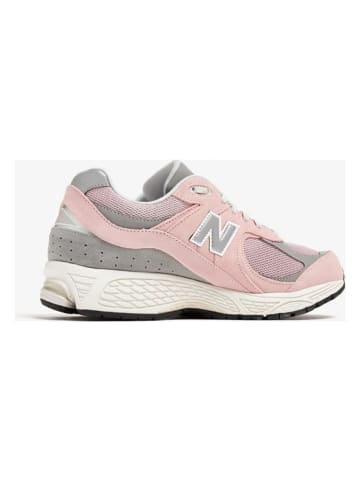 New Balance Leder-Sneakers "2002R" in Rosa/ Grau