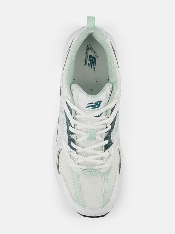 New Balance Sneakers "530" wit/groen