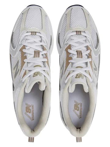 New Balance Sneakers "530" wit/lichtbruin