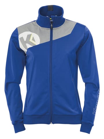 Kempa Sweatjacke "Core 2.0" in Dunkelblau/ Grau