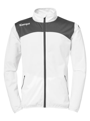 Kempa Trainingsjacke "Emotion 2.0" in Weiß/ Grau