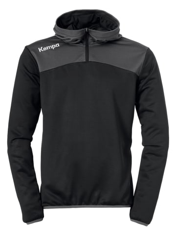 Kempa Hoodie "Emotion 2.0" in Schwarz/ Anthrazit