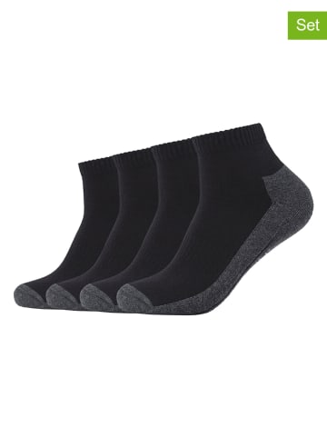 camano 4er-Set: Socken in Schwarz