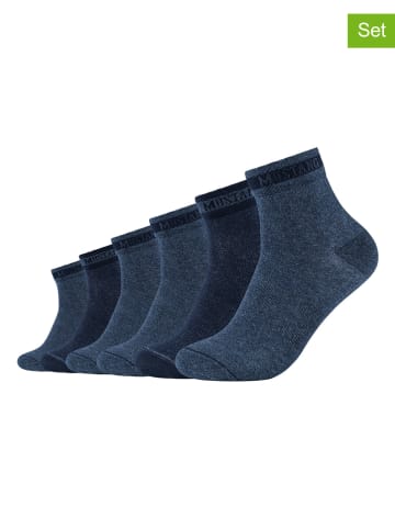 Mustang 6er-Set: Socken in Dunkelblau