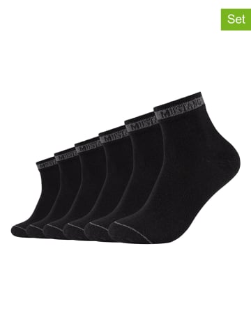 Mustang 6er-Set: Socken in Schwarz