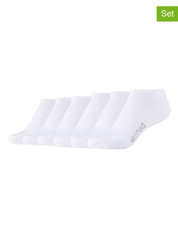 Mustang 6er-Set: Socken in Weiß