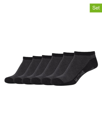 Mustang 6er-Set: Socken in Schwarz