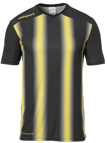 uhlsport Koszulka sportowa "Stripe 2.0" w kolorze czarno-żółtym