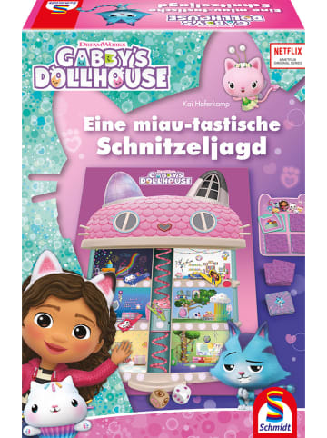 Schmidt Spiele Kinderspiel "Gabby's Dollhouse, Eine miau-tastische Schnitzeljagd" - ab 4 Jahren