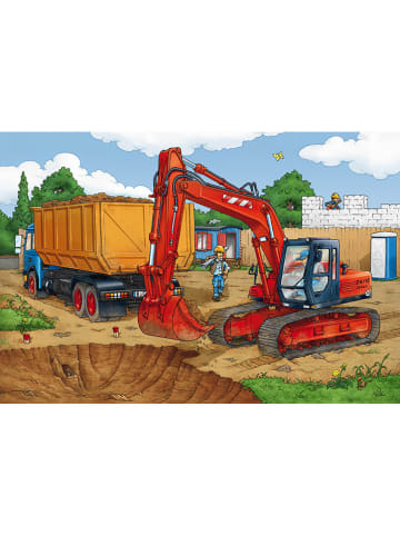 Schmidt Spiele 3x 24tlg. Puzzle "Auf der Baustelle" - ab 3 Jahren