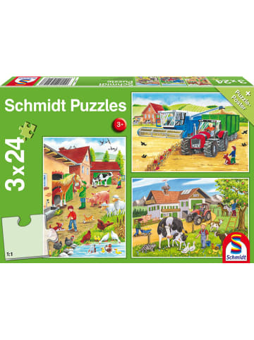 Schmidt Spiele 72tlg. Puzzle "Auf dem Bauernhof" - ab 3 Jahren