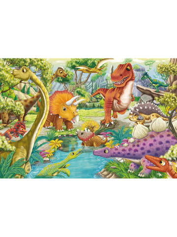 Schmidt Spiele 3x 24tlg. Puzzle "Spaß mit den Dinosauriern" - ab 3 Jahren