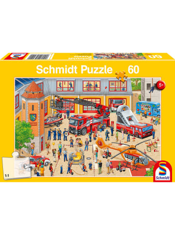 Schmidt Spiele 60tlg. Puzzle "Feuerwehrstation" - ab 5 Jahren