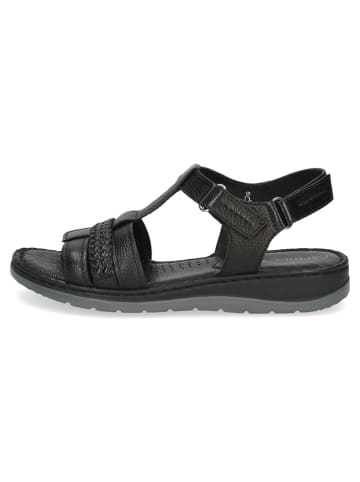 Caprice Leren sandalen zwart