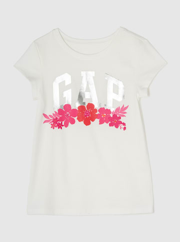 GAP Shirt in Weiß/ Pink