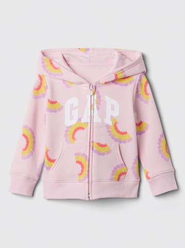 GAP Sweatjacke in Rosa/ Orange