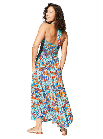 Ipanima Kleid in Hellblau/ Bunt