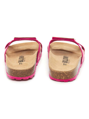 billowy Leren slippers roze