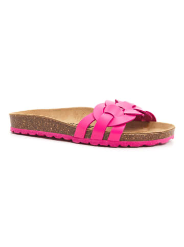 billowy Leren slippers roze