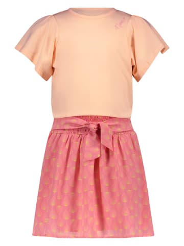 NONO Kleid in Orange/ Pink