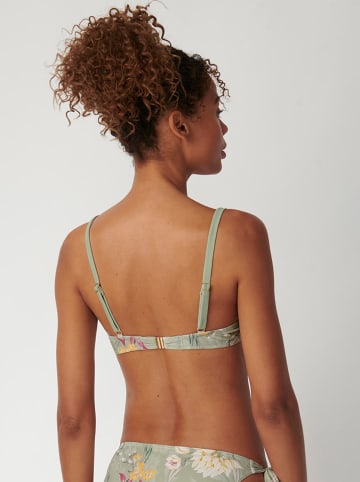 Triumph Bikinitop "Botanical Leaf" kaki