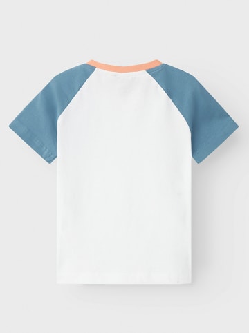 name it Shirt "Hadj" blauw/wit