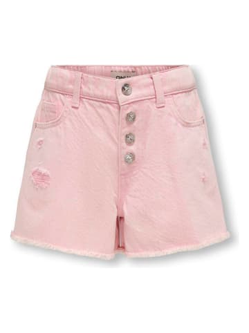 KIDS ONLY Jeansshorts "Petra" in Rosa