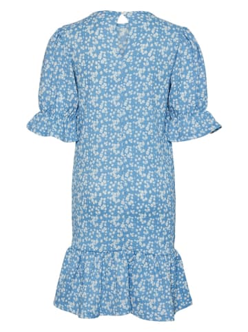 Vero Moda Girl Sukienka "Haya" w kolorze błękitnym