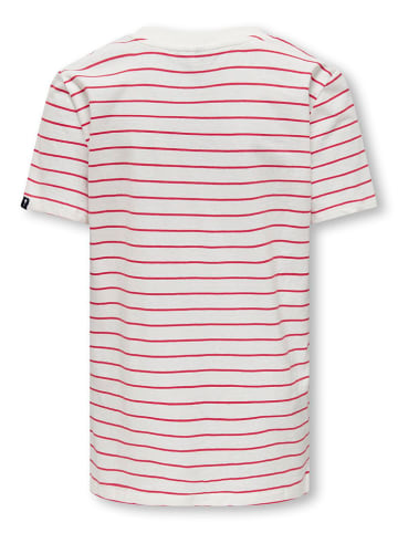 KIDS ONLY Shirt "Harry" in Rot/ Weiß