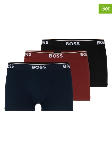 Hugo Boss Bokserki (3 pary) w kolorze granatowo-bordowo-czarnym