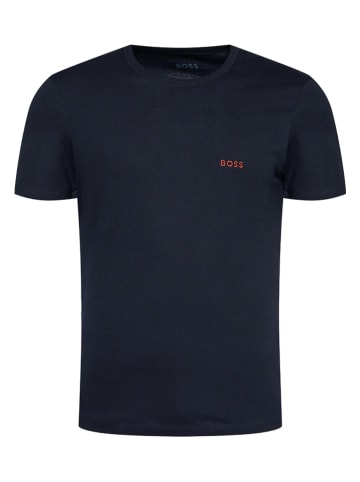 Hugo Boss 3er-Set: Shirts in Dunkelblau/ Khaki/ Schwarz