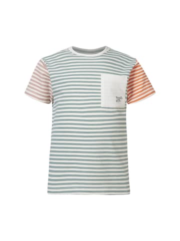 Noppies Shirt "Dyer" in Grau/ Orange