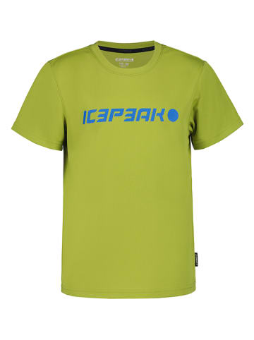 Icepeak Koszulka funkcyjna "Kemberg" w kolorze zielonym