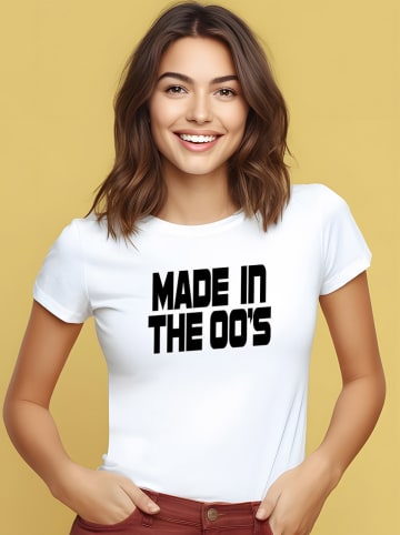 WOOOP Koszulka "Made in 00´s" w kolorze białym