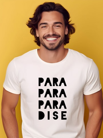 WOOOP Koszulka "Para Para Para Dise" w kolorze białym