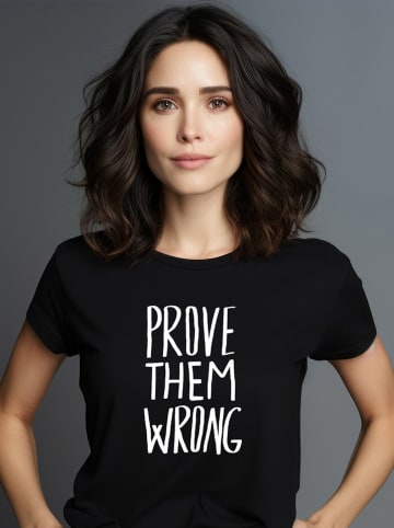 WOOOP Koszulka "Prove Them Wrong" w kolorze czarnym